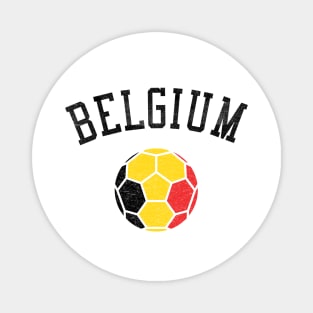 Belgium Soccer Team Heritage Flag Magnet